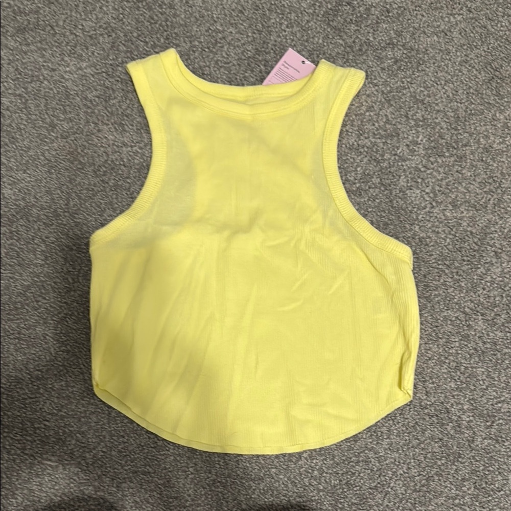 Wild Fable Yellow Crop Top